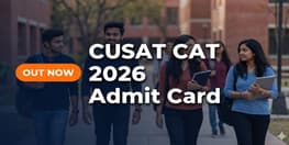 CUSAT CAT 2026 Admit Card Out